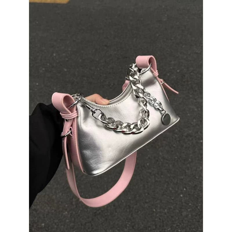 Корейская нишевая дизайнерская сумка женская новая модель 2025 летняя мода маленькая сумка премиум-класса дикая сумка через плечо