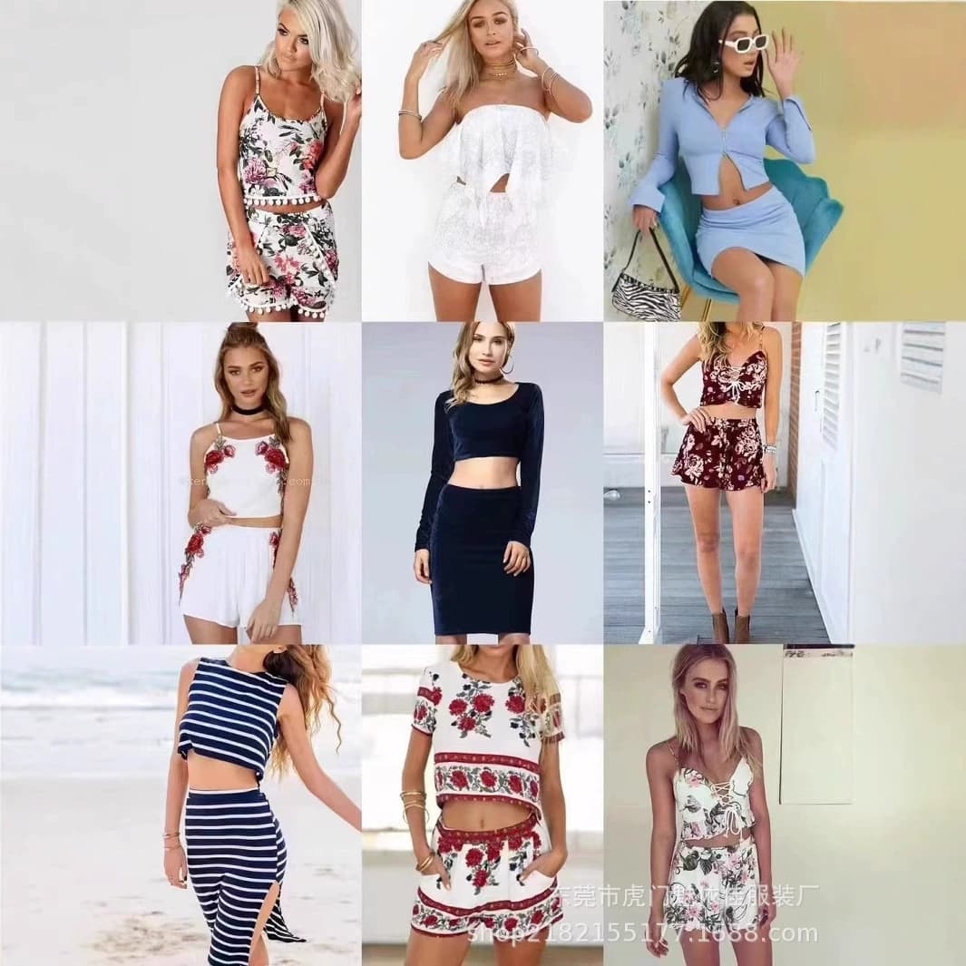 Бренд быстрой моды Юго-Восточной Азии, сексуальное женское платье, шифоновая рубашка, костюм на подтяжках, экспортная европейская и американская африканская одежда