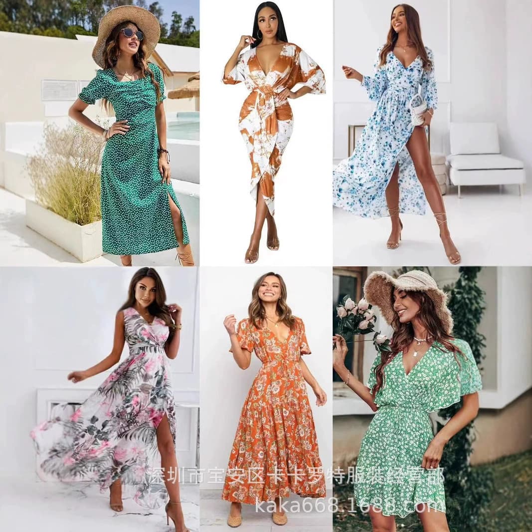 Кросс-бордерная модная одежда для женщин, платья для девушек, оптовая цена от Romwe Dazy.