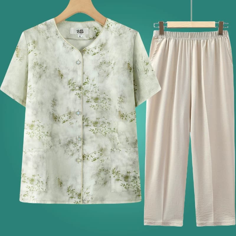 Летняя одежда для пожилых людей, бабушкины рубашки, тонкие топы для людей среднего и пожилого возраста, костюмы 60 и 70 лет, одежда и рубашки для пожилых людей.